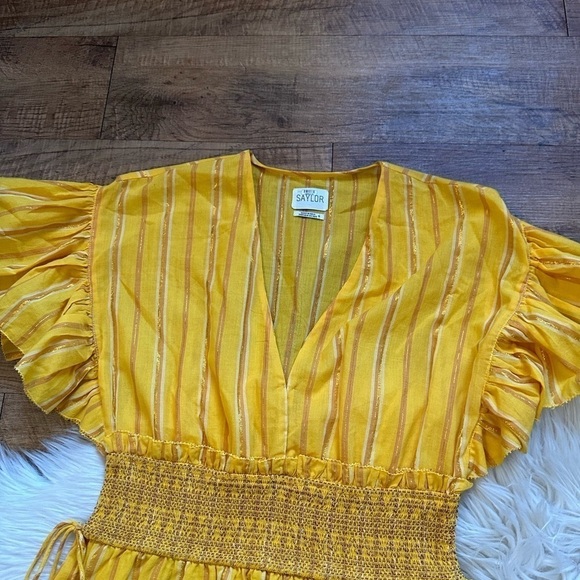 SAYLOR Adrianne Ruffle Sleeve Mini Dress - Picture 6 of 7